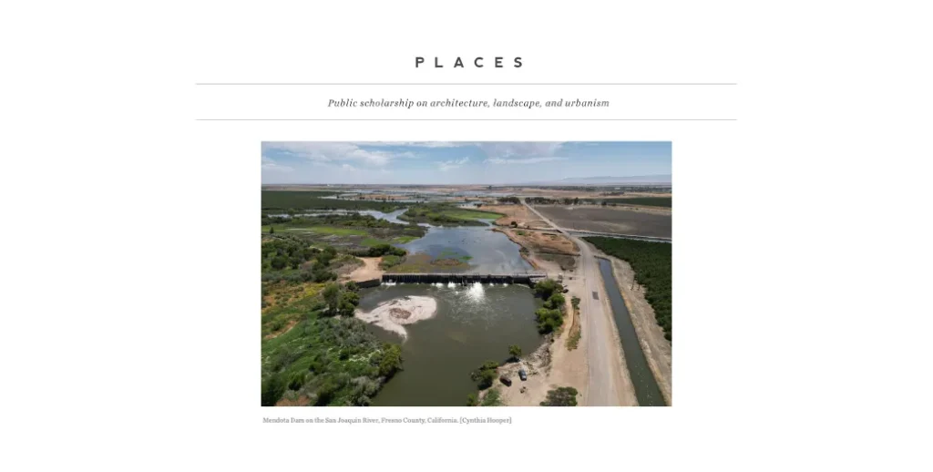 Screenshot of Places article