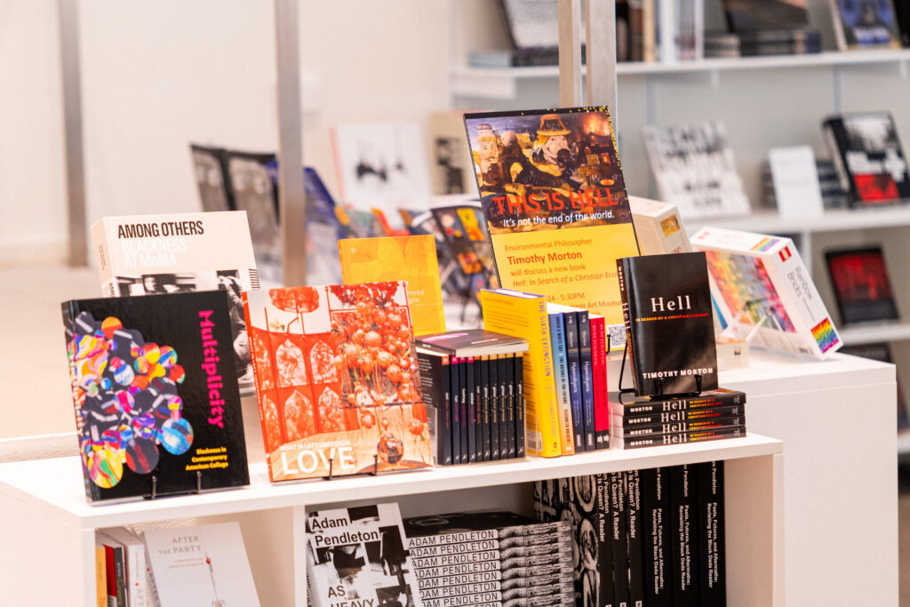 Books on display in the Mildred Lane Kemper Art Museum shop