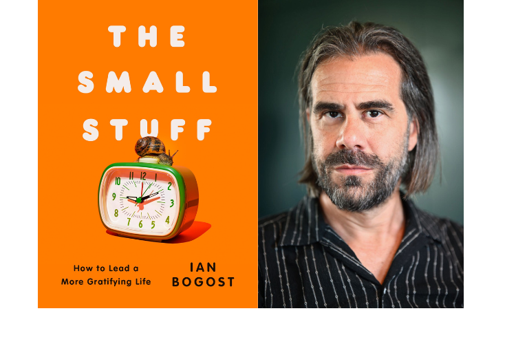 Ian Bogost Headshot and The Small Stuff Book Cover